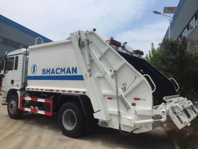 Nouveau camion à ordures léger à rapport de compression élevé Shacman 4X2, vente directe d'usine, 6cbm 4t, avec chargeur arrière