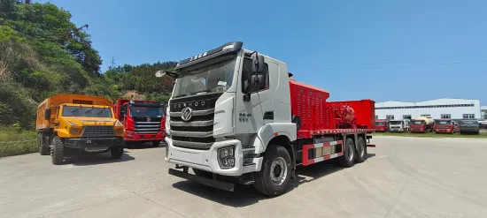 Camion de fracturation de gisement de pétrole de camion à usage spécial modifié par châssis 8X4